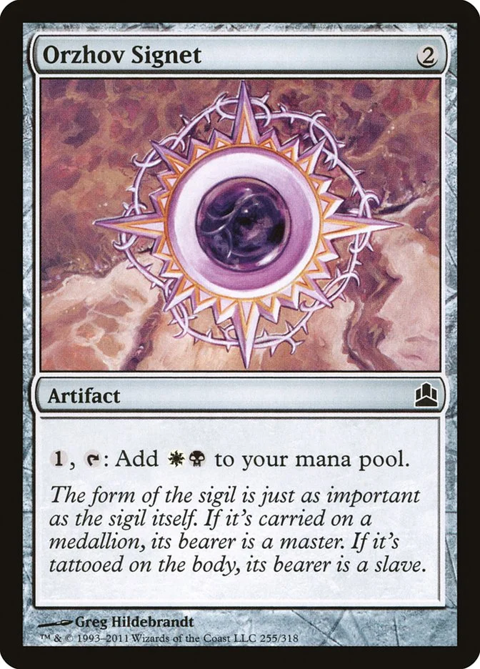 Orzhov Signet 「CMD/255」「EN」