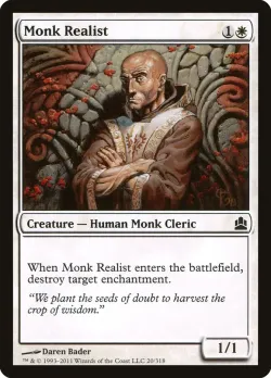 Monk Realist #20 · Magic: The Gathering