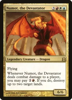 Numot, the Devastator #215 · Magic: The Gathering