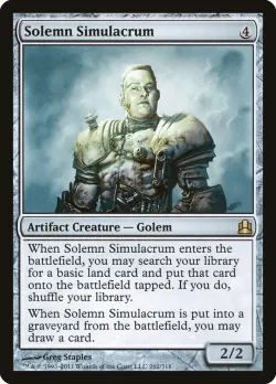 Solemn Simulacrum #262 · Magic: The Gathering