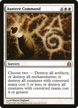 Austere Command #8 · Magic: The Gathering