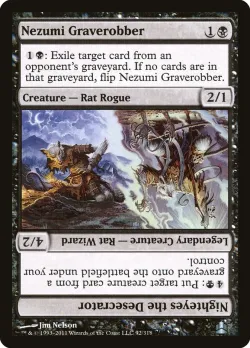 Nezumi Graverobber // Nighteyes the Desecrator #92 · Magic: The Gathering