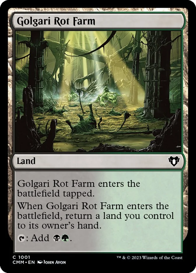 Golgari Rot Farm 「CMM/1001」「EN」