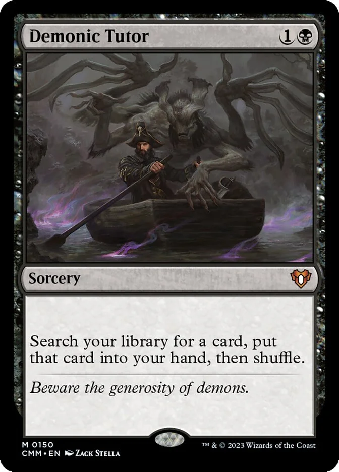 Demonic Tutor 「CMM/150」「EN」