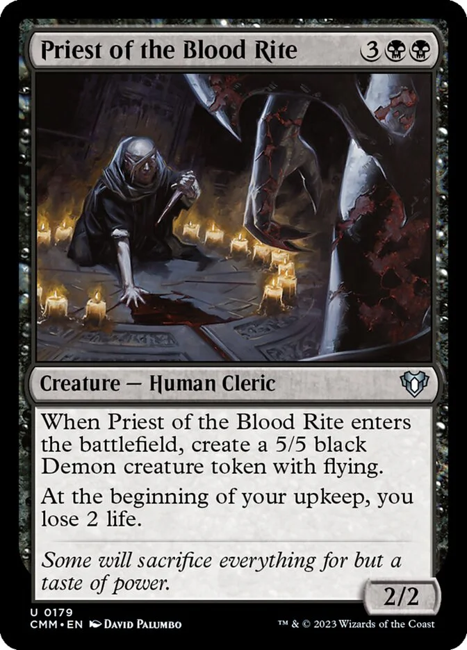Priest of the Blood Rite 「CMM/179」「EN」