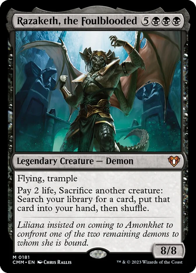 Razaketh, the Foulblooded 「CMM/181」「EN」