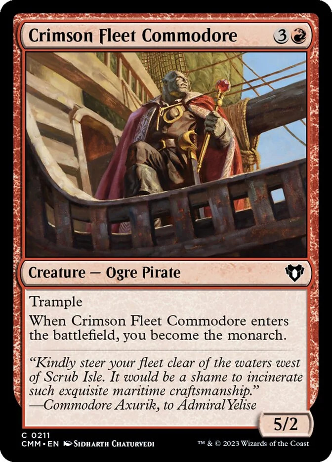 Crimson Fleet Commodore 「CMM/211」「EN」