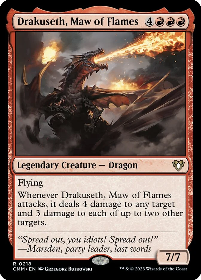Drakuseth, Maw of Flames 「CMM/218」「EN」