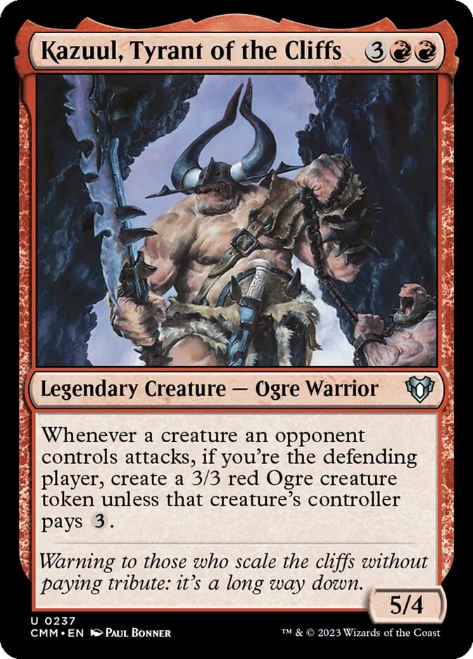 Kazuul, Tyrant of the Cliffs 「CMM/237」「EN」