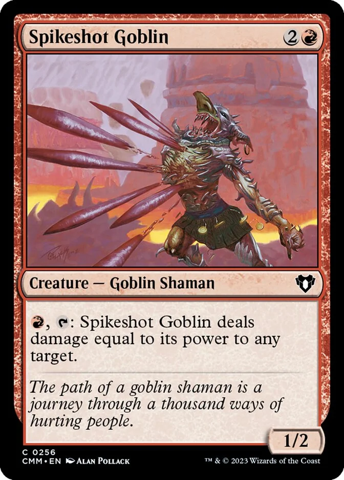 Spikeshot Goblin 「CMM/256」「EN」