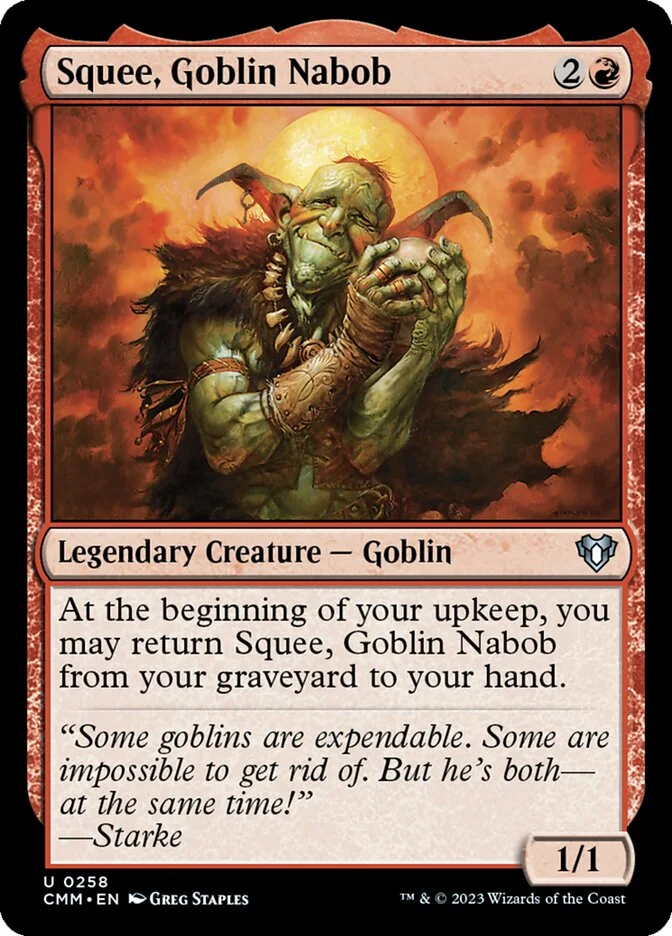 Squee, Goblin Nabob 「CMM/258」「EN」