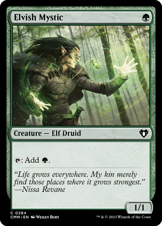 Elvish Mystic 「CMM/284」「EN」