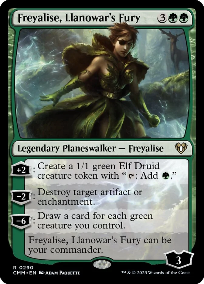 Freyalise, Llanowar's Fury 「CMM/290」「EN」