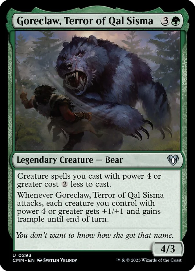 Goreclaw, Terror of Qal Sisma 「CMM/293」「EN」