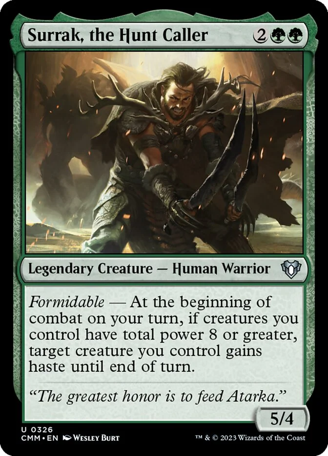 Surrak, the Hunt Caller 「CMM/326」「EN」