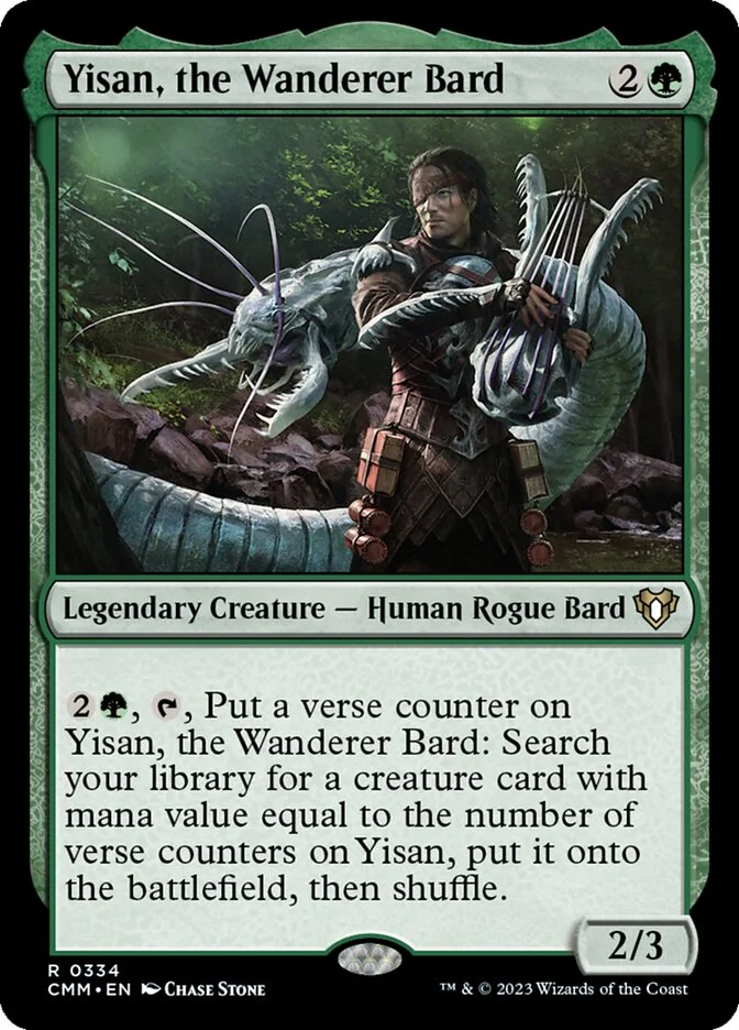 Yisan, the Wanderer Bard 「CMM/334」「EN」