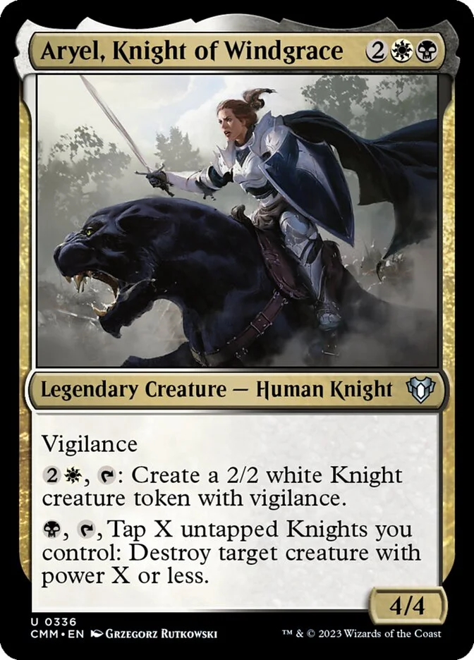Aryel, Knight of Windgrace 「CMM/336」「EN」