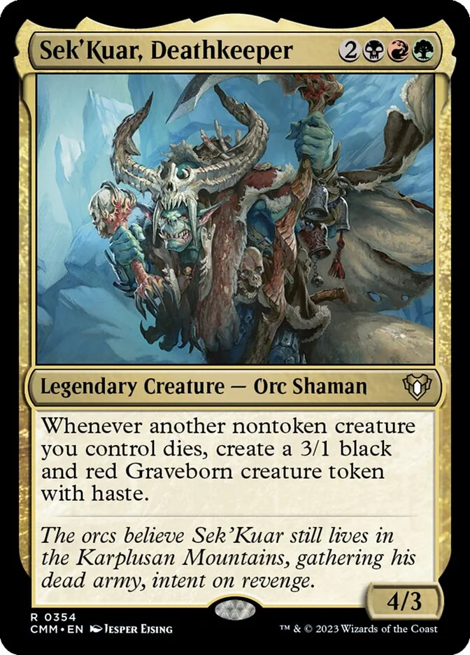 Sek'Kuar, Deathkeeper 「CMM/354」「EN」