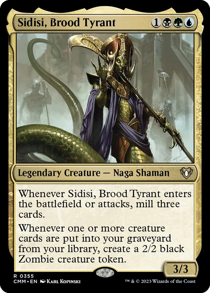 Sidisi, Brood Tyrant 「CMM/355」「EN」