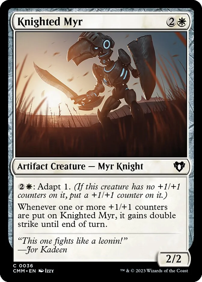Knighted Myr 「CMM/36」「EN」