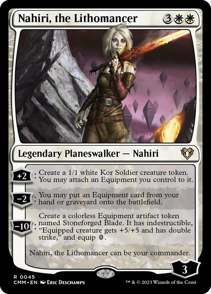 Nahiri, the Lithomancer 「CMM/45」「EN」