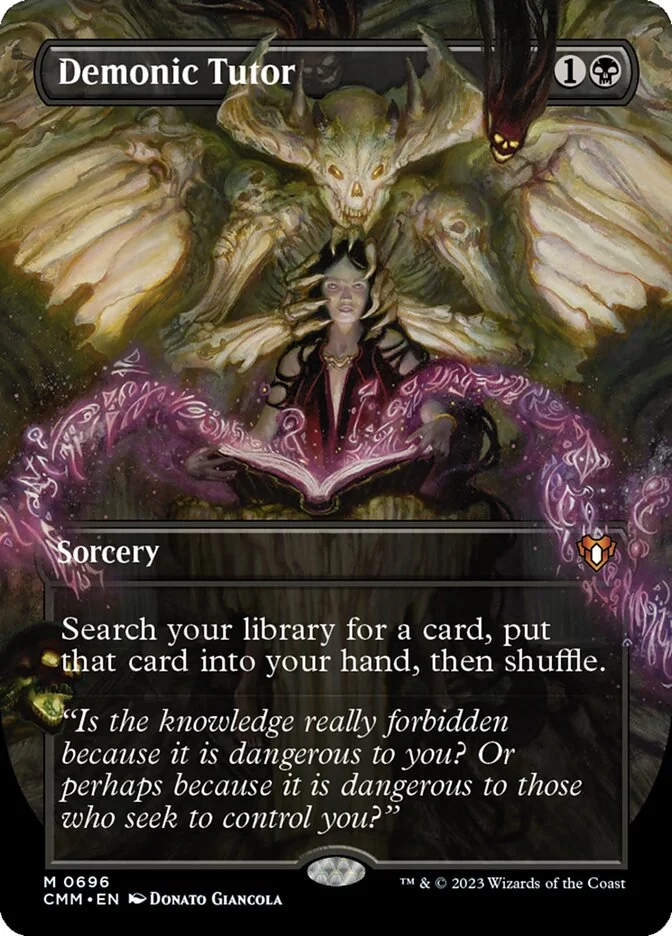 Demonic Tutor 「CMM/696」「EN」