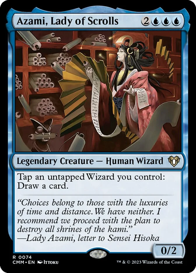 Azami, Lady of Scrolls 「CMM/74」「EN」