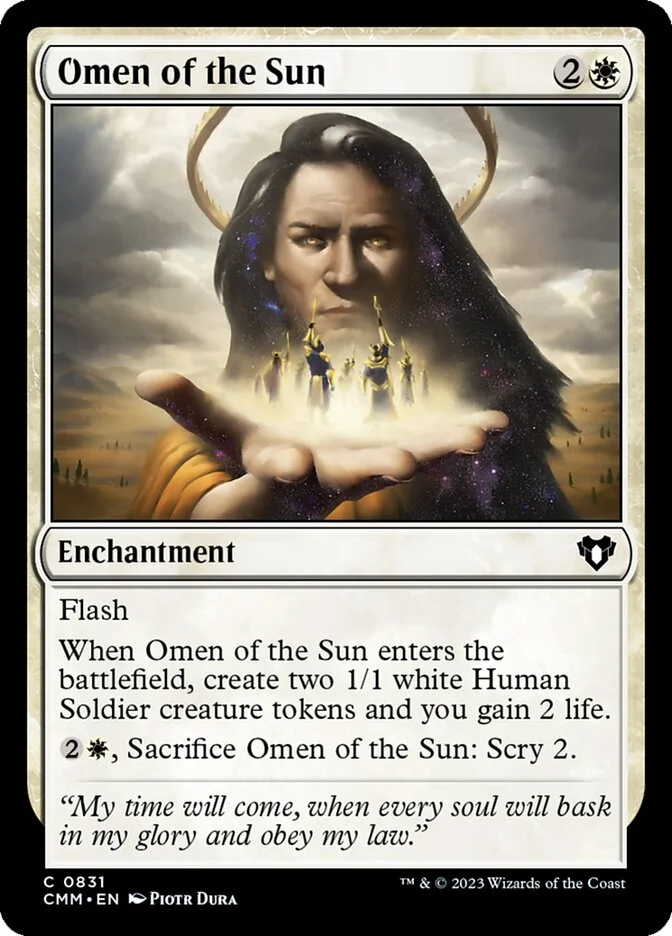 Omen of the Sun 「CMM/831」「EN」