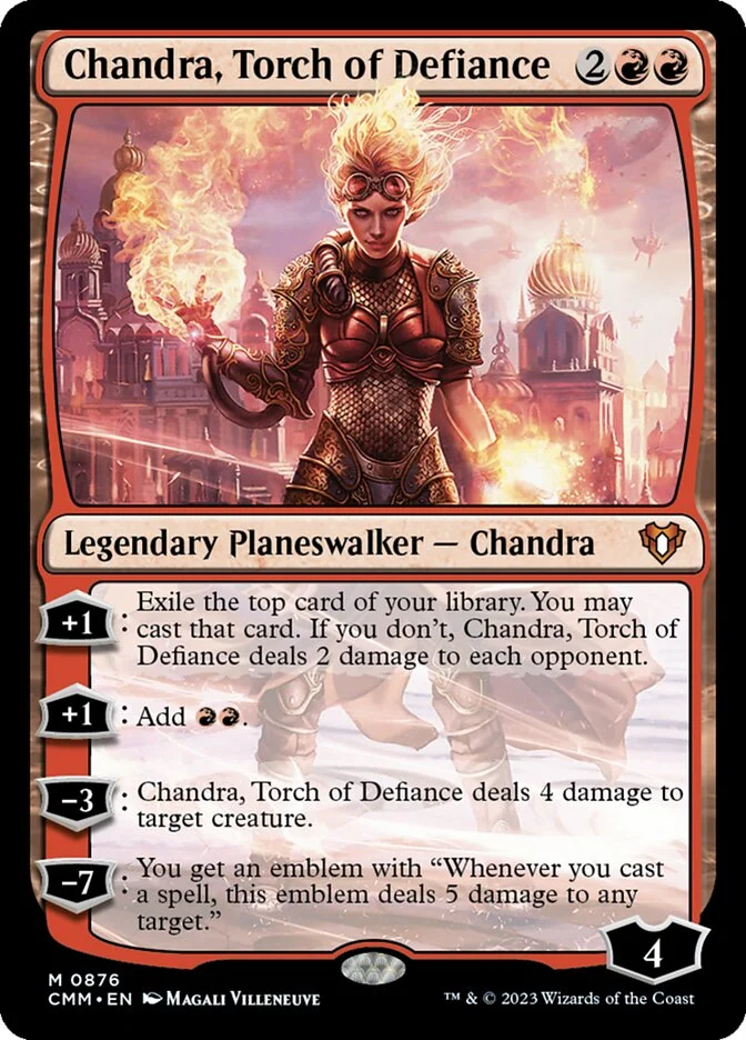 Chandra, Torch of Defiance 「CMM/876」「EN」