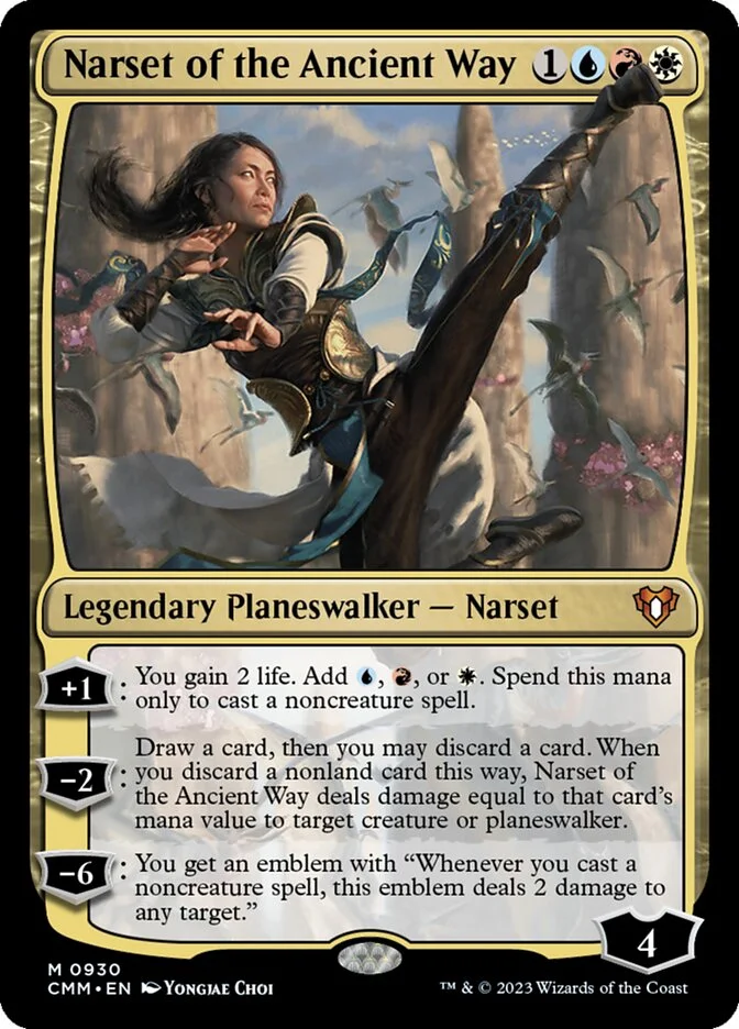 Narset of the Ancient Way 「CMM/930」「EN」