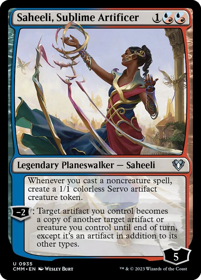 Saheeli, Sublime Artificer 「CMM/935」「EN」