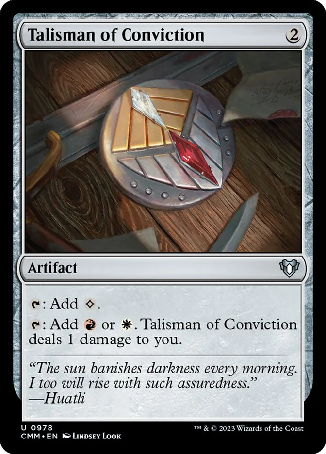 Talisman of Conviction 「CMM/978」「EN」