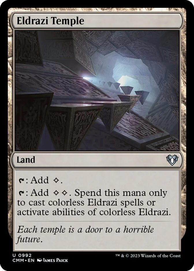 Eldrazi Temple 「CMM/992」「EN」