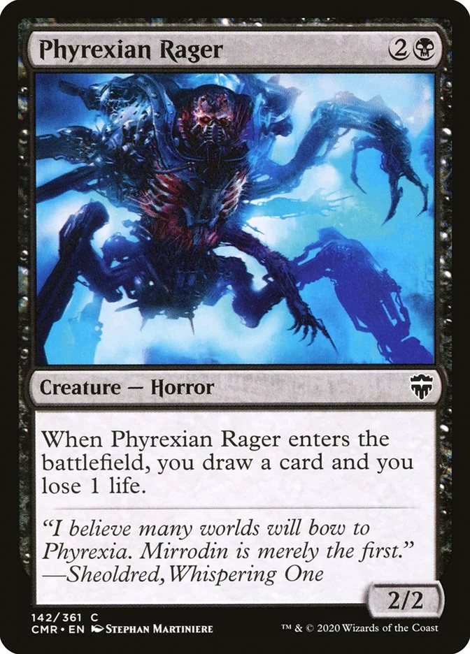 Phyrexian Rager 「CMR/142」「EN」
