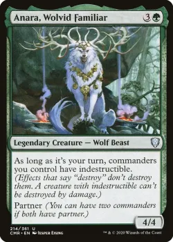 Anara, Wolvid Familiar #214 · Magic: The Gathering