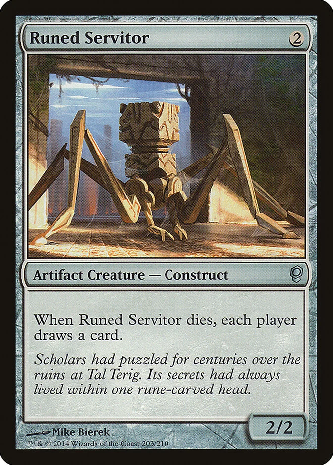 Runed Servitor 「CNS/203」「EN」