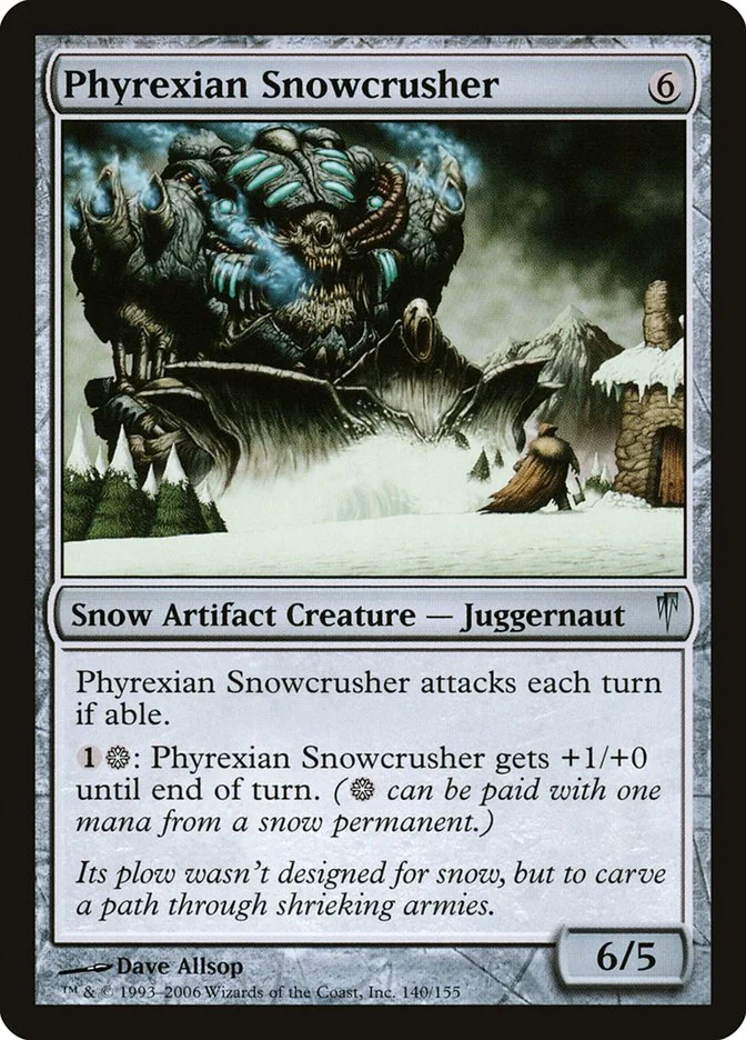Phyrexian Snowcrusher 「CSP/140」「EN」