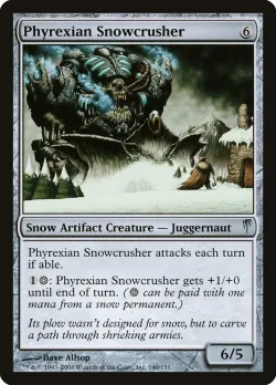 Phyrexian Snowcrusher 「CSP/140」「EN」