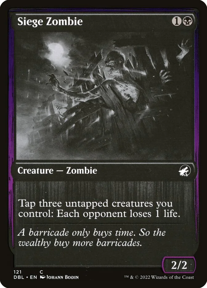 Siege Zombie 「DBL/121」「EN」