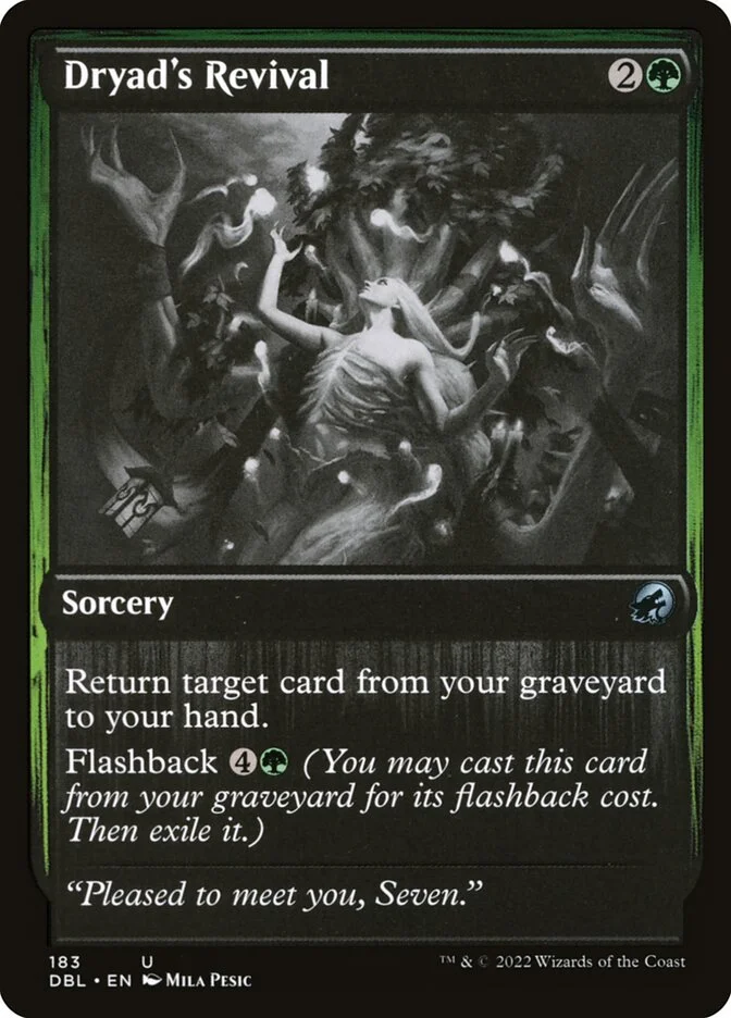 Dryad's Revival 「DBL/183」「EN」