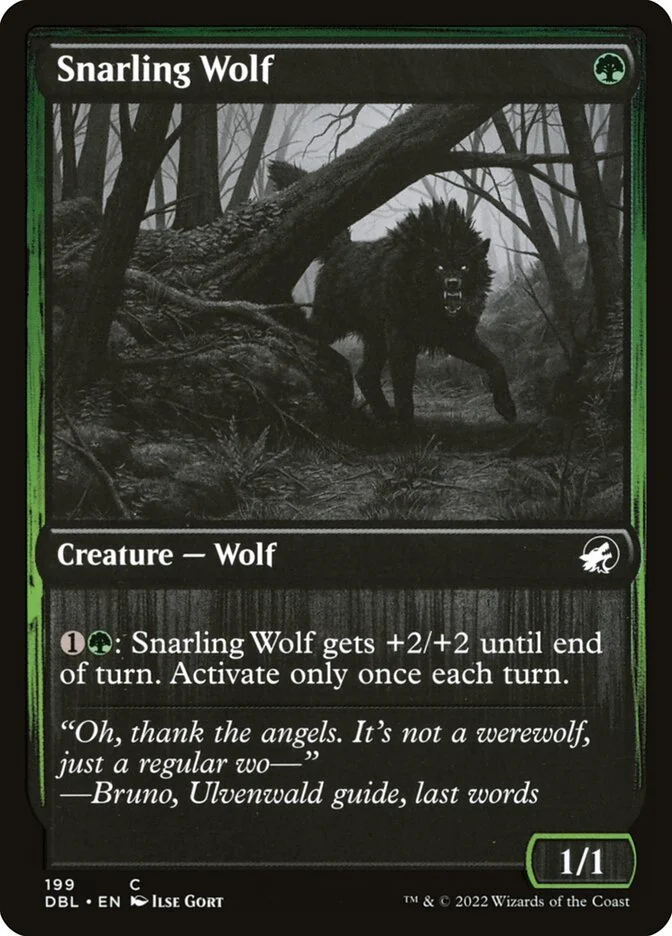 Snarling Wolf 「DBL/199」「EN」