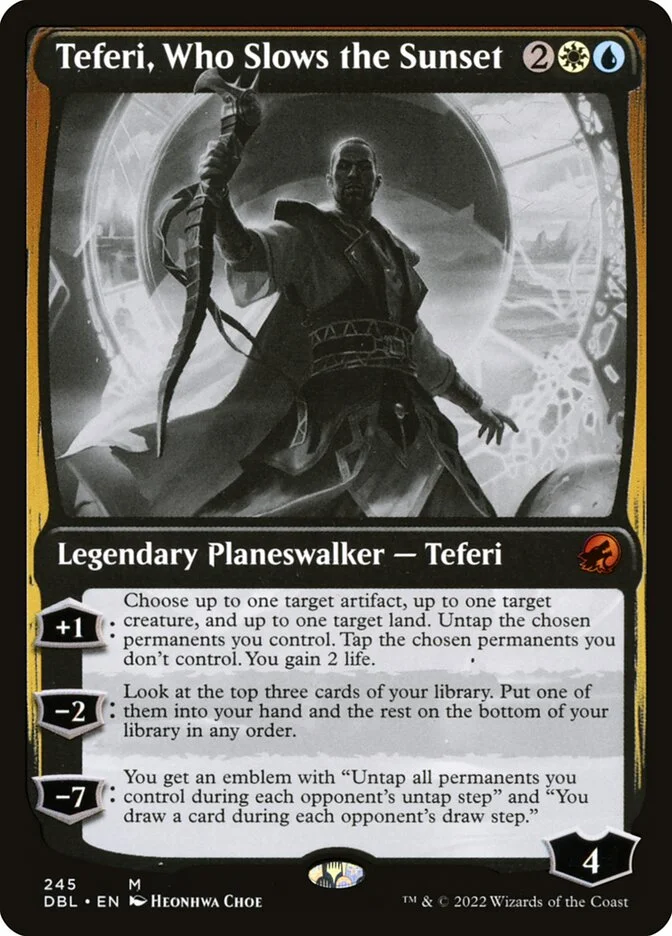 Teferi, Who Slows the Sunset 「DBL/245」「EN」