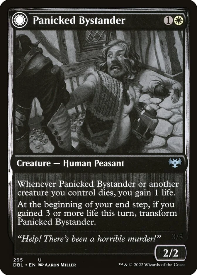 Panicked Bystander // Cackling Culprit 「DBL/295」「EN」