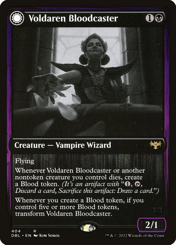 Voldaren Bloodcaster // Bloodbat Summoner 「DBL/404」「EN」