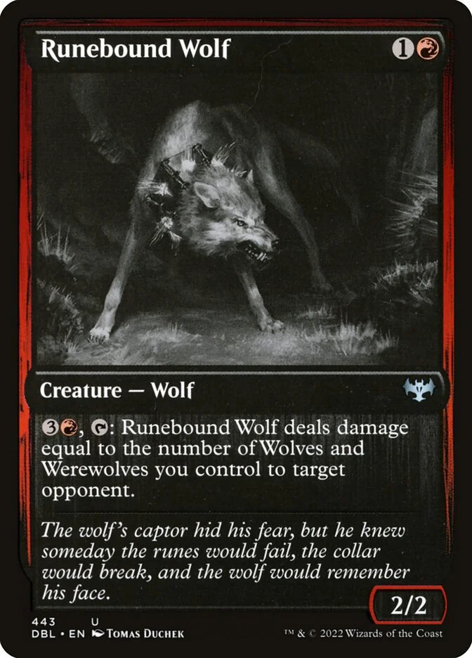 Runebound Wolf 「DBL/443」「EN」