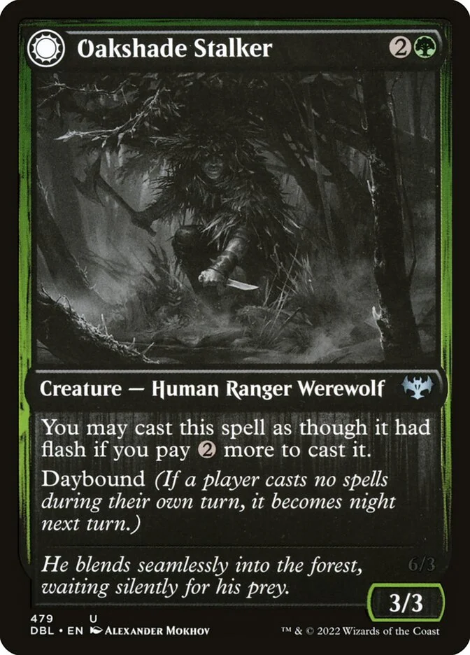 Oakshade Stalker // Moonlit Ambusher 「DBL/479」「EN」