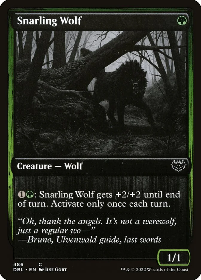 Snarling Wolf 「DBL/486」「EN」