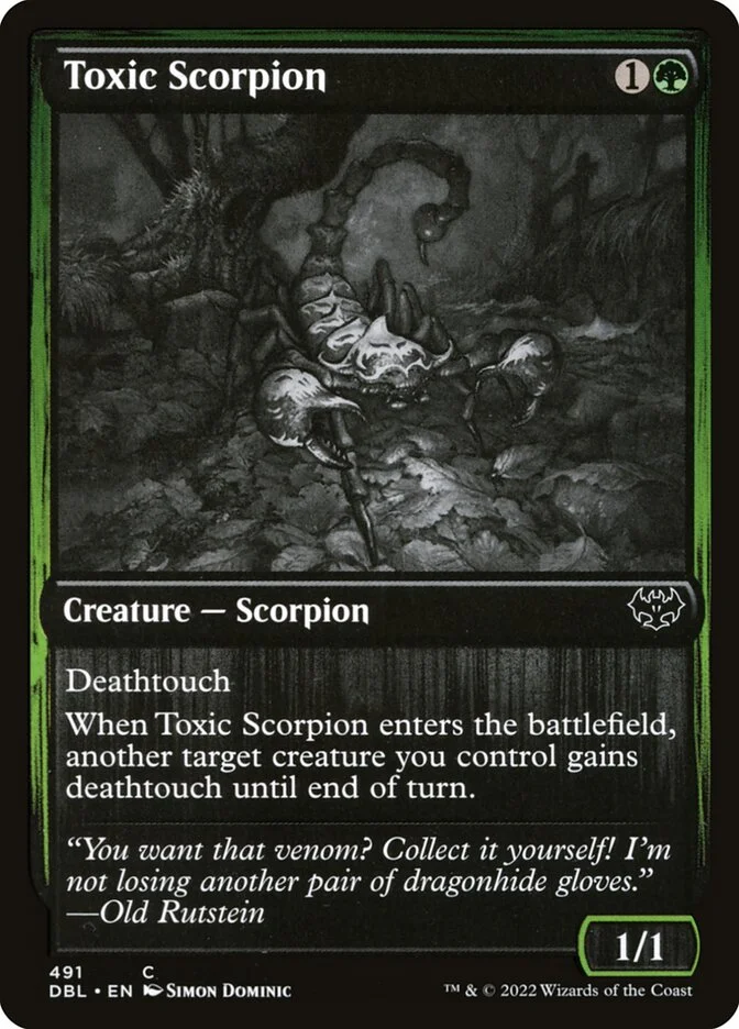 Toxic Scorpion 「DBL/491」「EN」