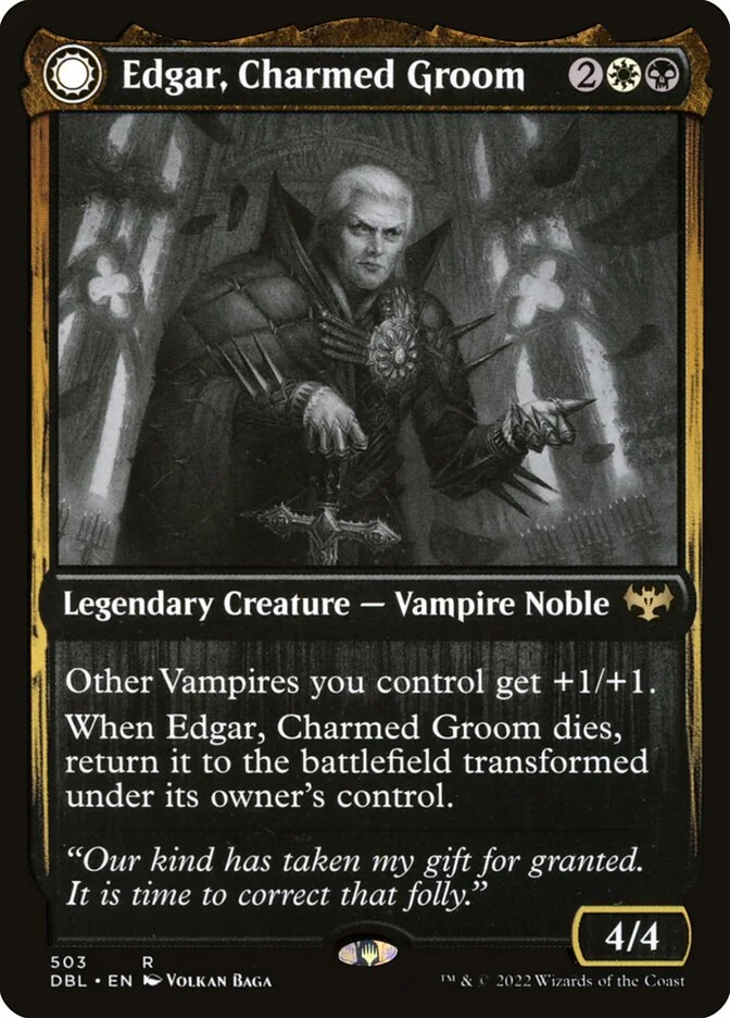 Edgar, Charmed Groom // Edgar Markov's Coffin 「DBL/503」「EN」