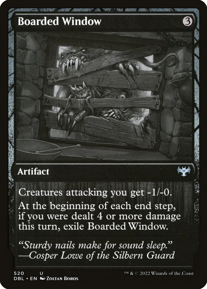 Boarded Window 「DBL/520」「EN」